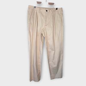 Radmor James Pleated Cropped Golf Pants Wheat Tan Men's 34